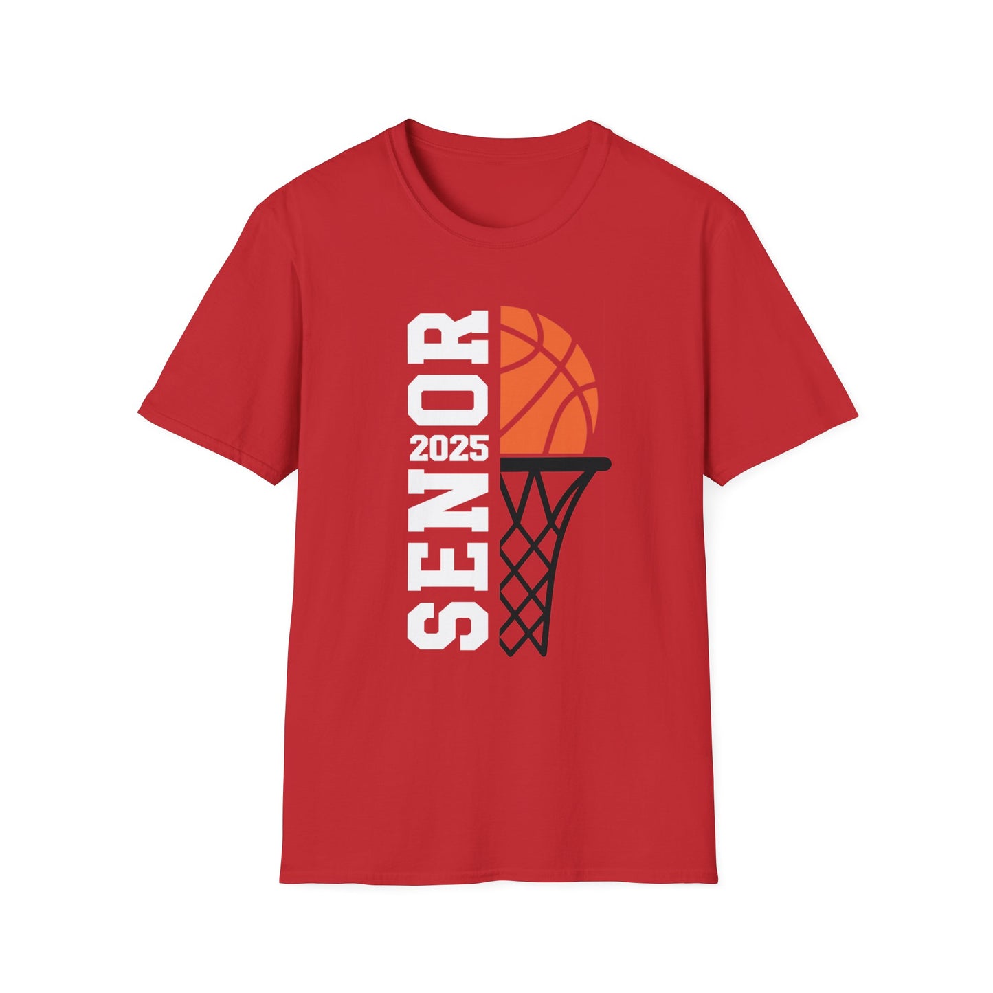 Senior 2025 Basketball Softstyle T-Shirt