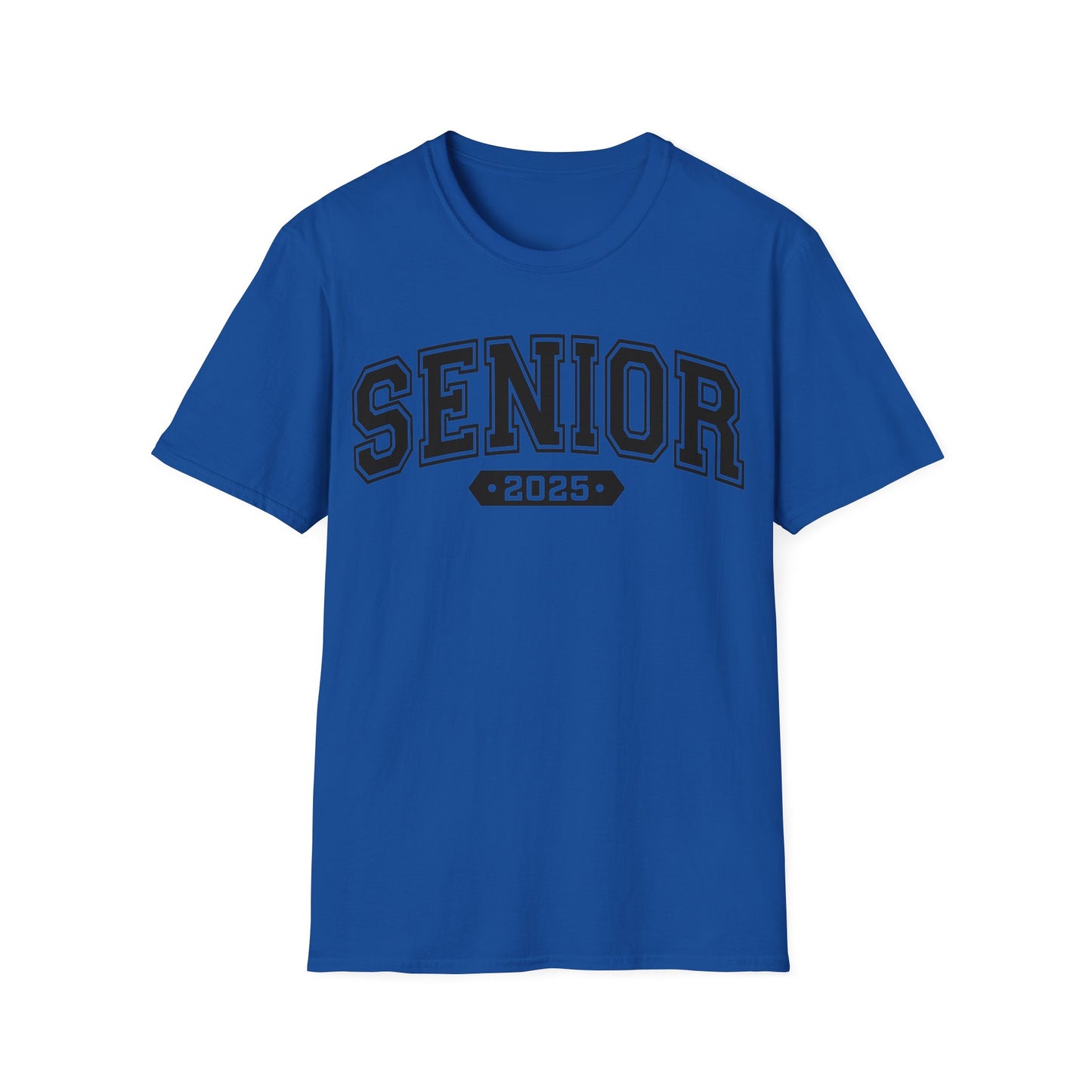 Senior 2025 Soft Style T-Shirt - Blk