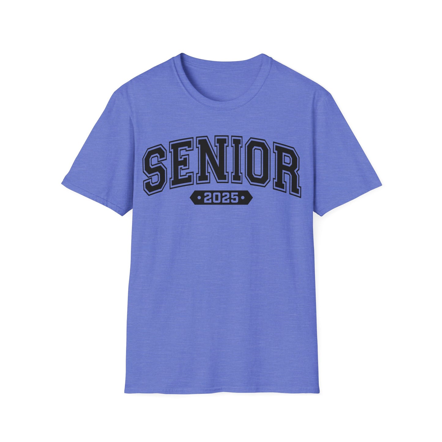 Senior 2025 Soft Style T-Shirt - Blk