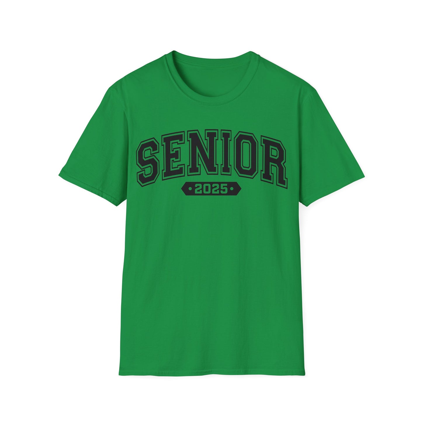 Senior 2025 Soft Style T-Shirt - Blk