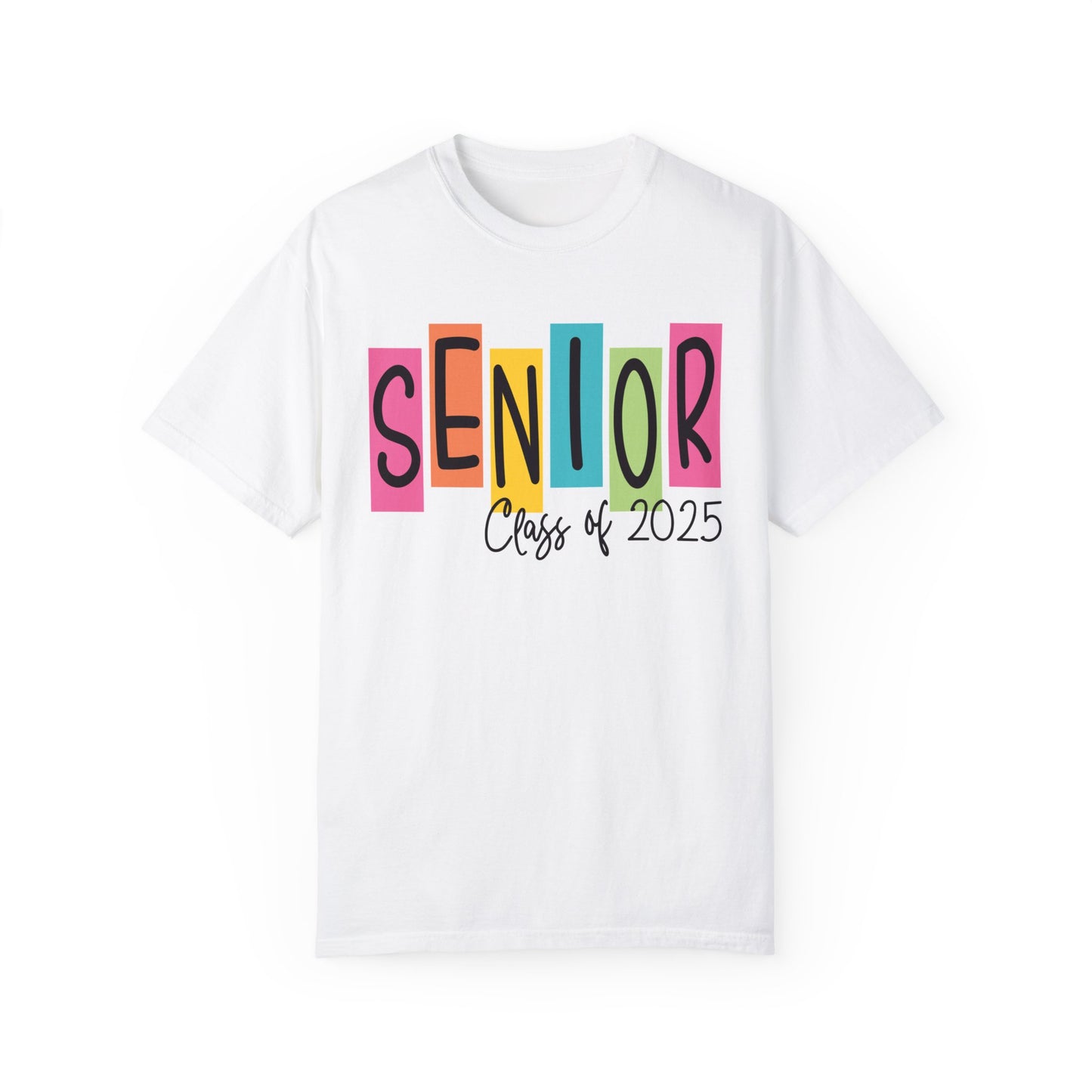 Senior 2025 Tiles Comfort Colors Oversized T-Shirt