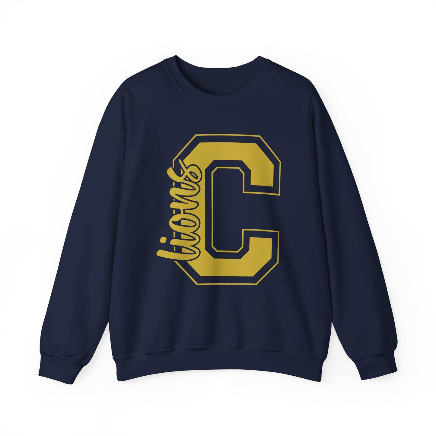 Lion C High School Mascot Unisex Heavy Blend™ Crewneck Sweatshirt