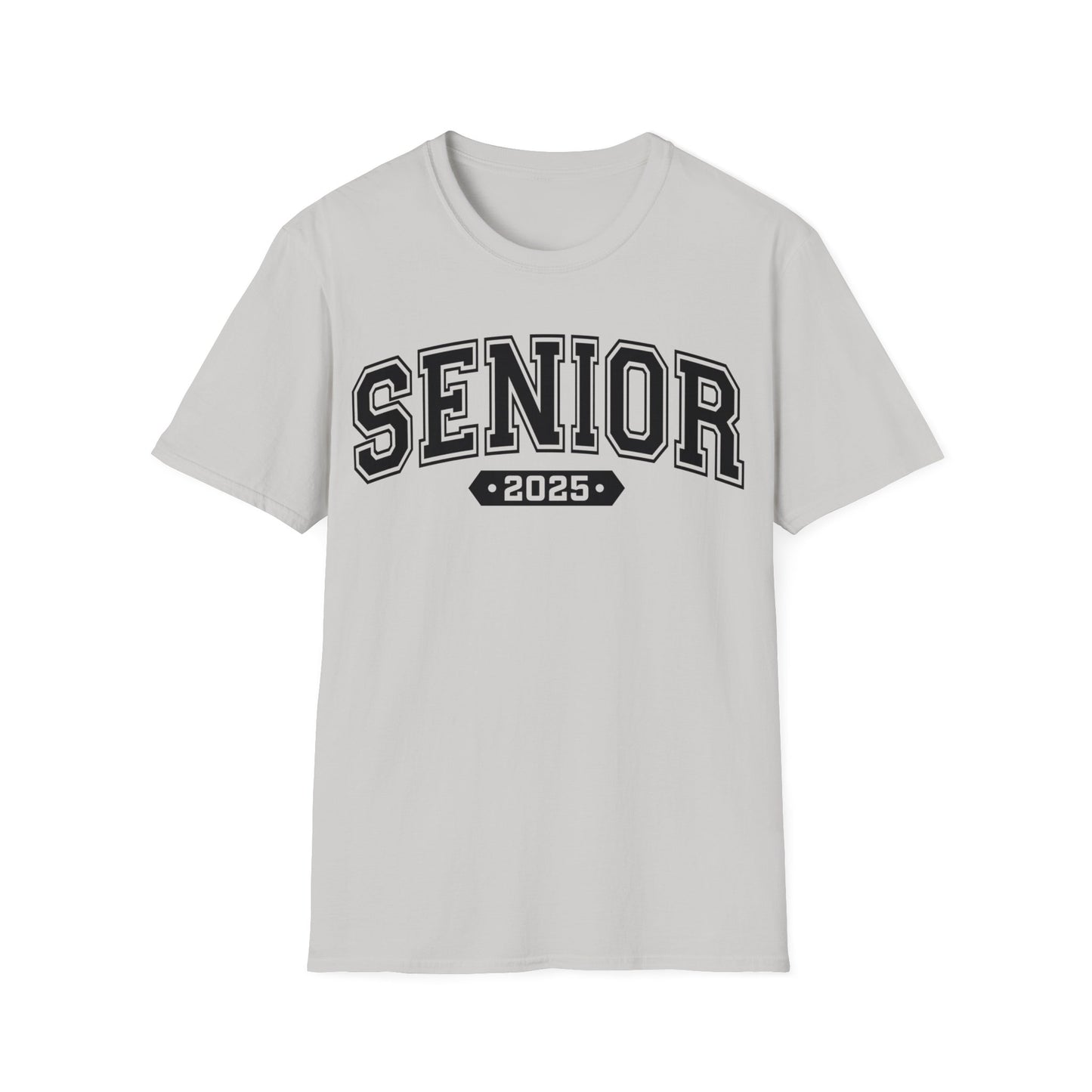 Senior 2025 Soft Style T-Shirt - Blk