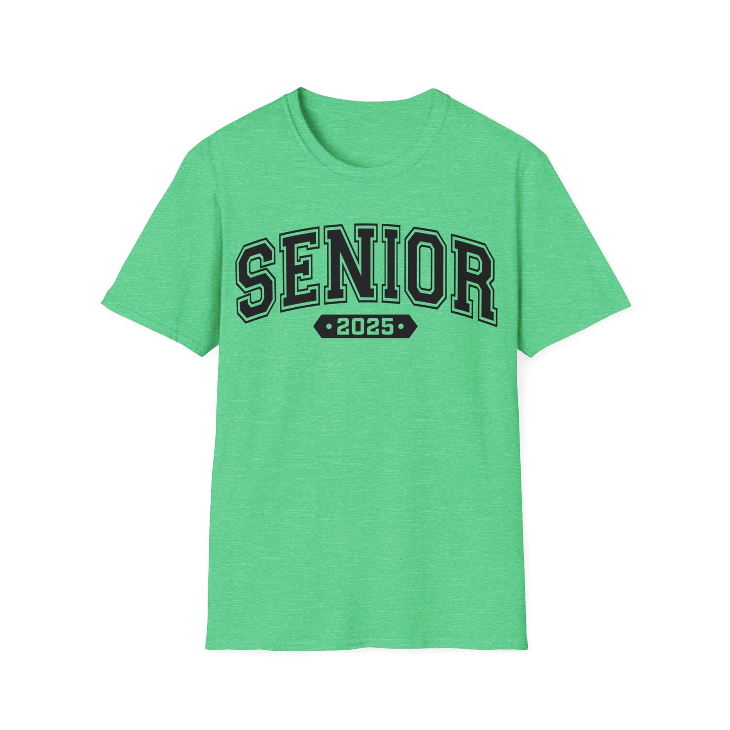 Senior 2025 Soft Style T-Shirt - Blk