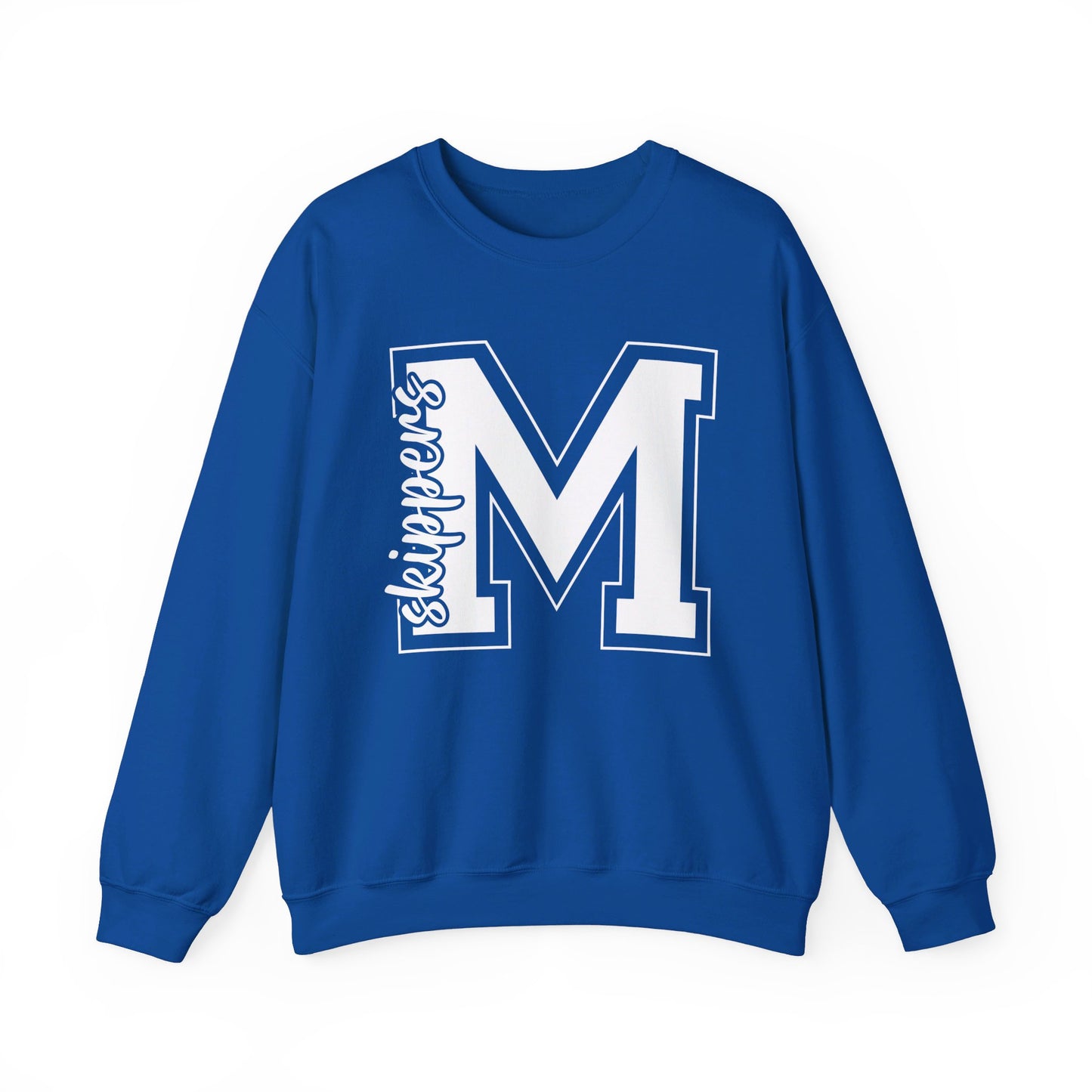 Skipper M High School Mascot Unisex Heavy Blend™ Crewneck Sweatshirt