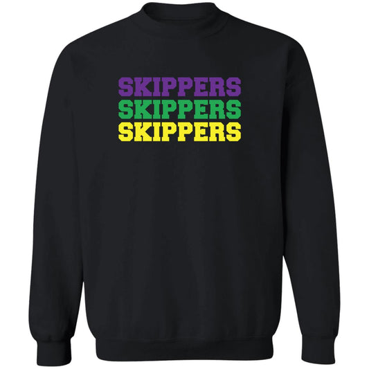 Skipper Mardi Gras Crewneck Sweatshirt