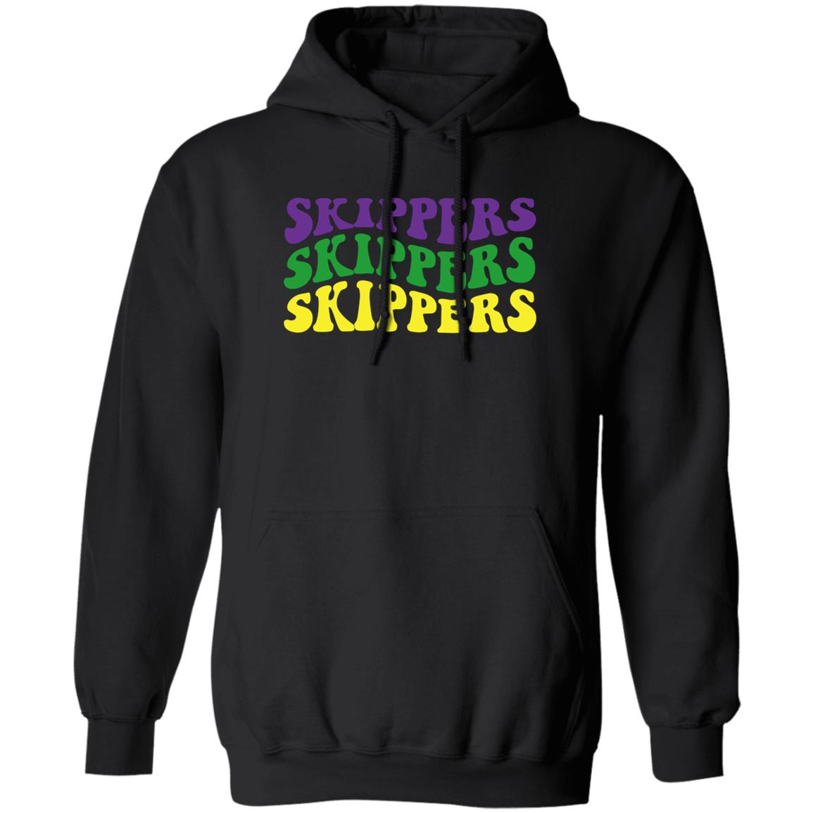 Skipper Mardi Gras Retro Wave Hoodie