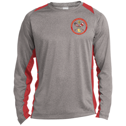 Troop 111 Northern Tier Long Sleeve Heather Colorblock Performance Tee